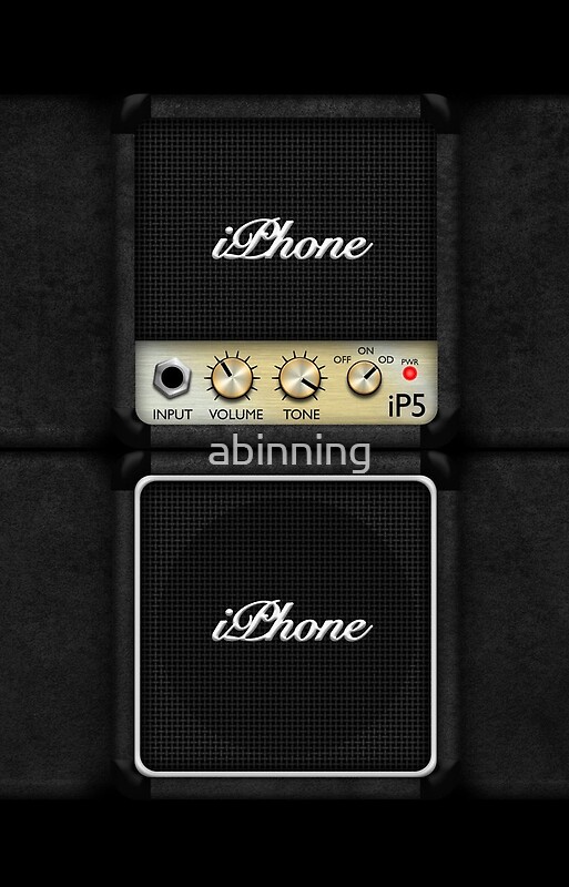 "Guitar Amplifier iPhone Case (Marshall style)" iPhone Cases & Skins by