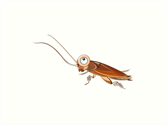 "Cockroach Cartoon Character" Art Prints by Gotcha29 | Redbubble