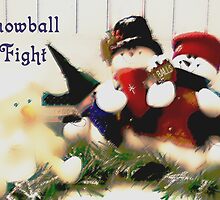Snowball Fight by Judi Taylor