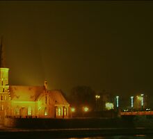 KAUNAS at NIGHT by Antanas
