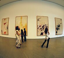 pictures at an exhibitions by Antonio Zarli