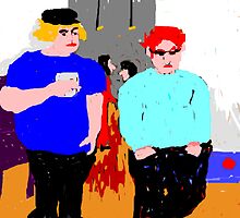 "Still working Ewen?" " Naw gave up work so the wife could take a turn" by margaretfraser