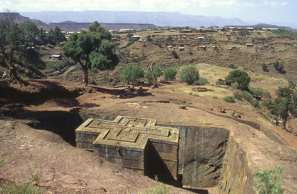 "Underground Church, Lalibela, Ethiopia." by Peter Stephenson | Redbubble