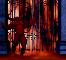 argh who locked the gates? by Cheryl Dunning