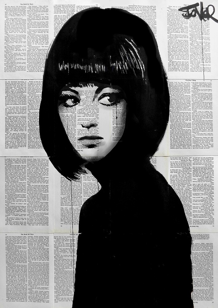 girl in black by Loui  Jover
