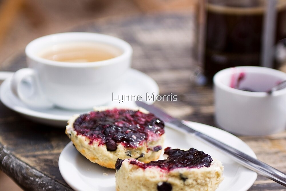 "Coffee And Scone" by Lynne Morris Redbubble