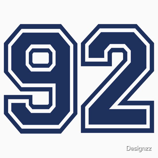 number-92-t-shirts-hoodies-by-designzz-redbubble
