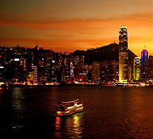 Hong Kong on fire by Renee Hubbard Fine Art Photography