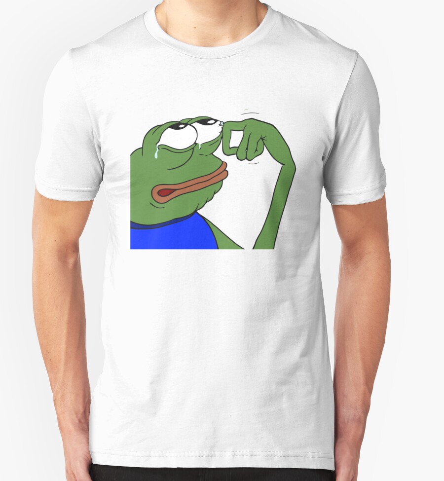 "crying pepe the frog meme" TShirts & Hoodies by pallasades Redbubble