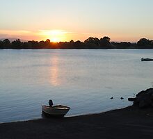 Tinny Sunset by Graham Mewburn