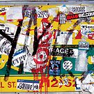 Vandalized chinese sign ( Chinatown NY) by chung-deh tien