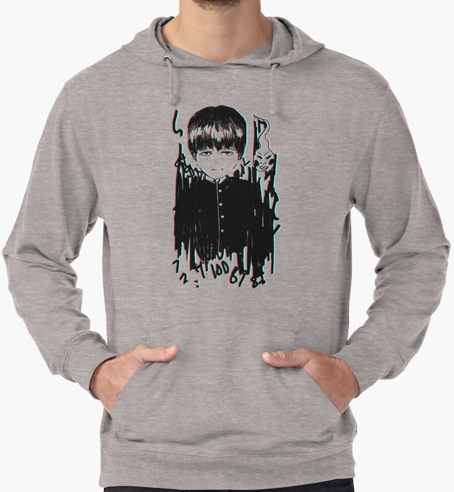 "Mob Psycho 100" Lightweight Hoodies by fengsong | Redbubble