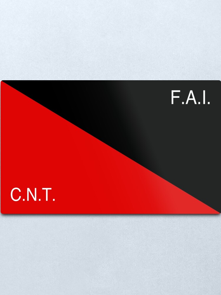 Cnt Fai Flag Federaci N Anarquista Ib Rica Confederaci N Nacional