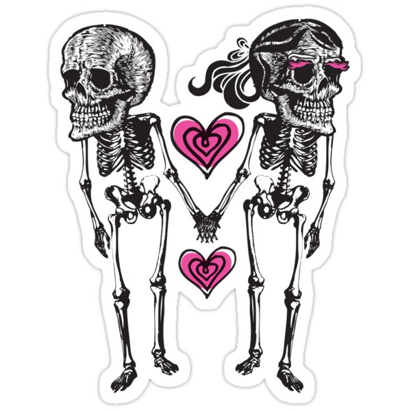 "Till Death Do Us Part" Stickers By Huliodoyle | Redbubble