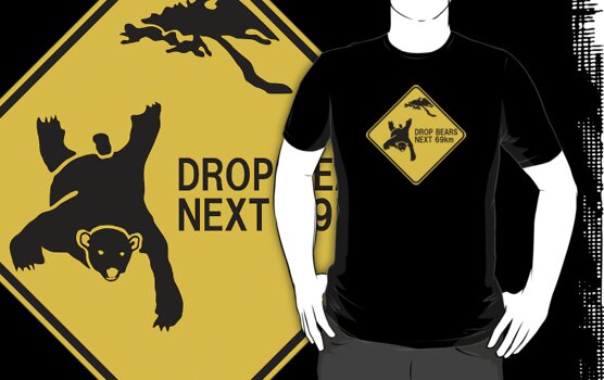 drop bear t shirt