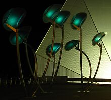 Lunar Trees Solar Powered by Crowmanic