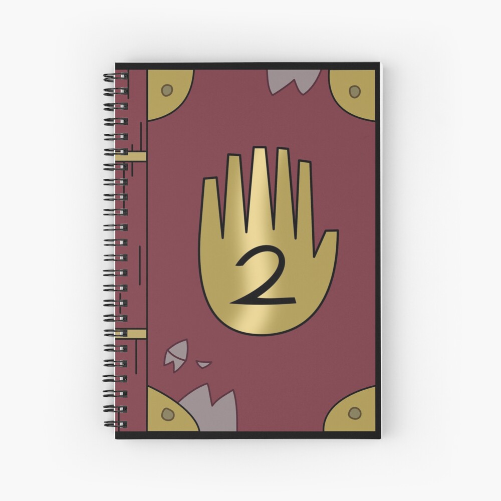 Journal Gravity Falls Spiral Notebook By Wanderingent Redbubble