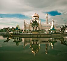 Omar Ali Saifuddin Mosque - Brunei Darussalam - Bandar Seri Bagwan by Trishy