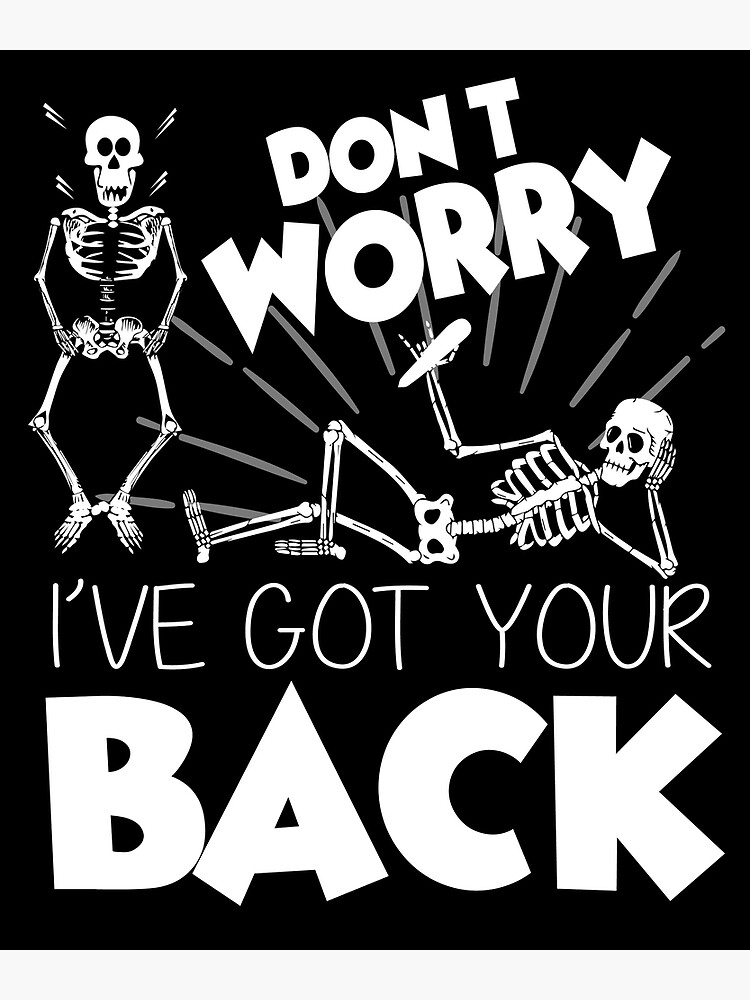 Cute Don T Worry I Ve Got Your Back Canvas Print By Omar77 Redbubble