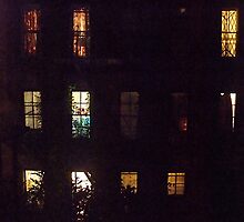 Rear Window, Greenwich Village, NYC by RonnieGinnever