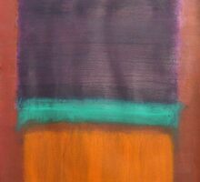 Violet, Orange and a Slice of Green by Brian Sommers