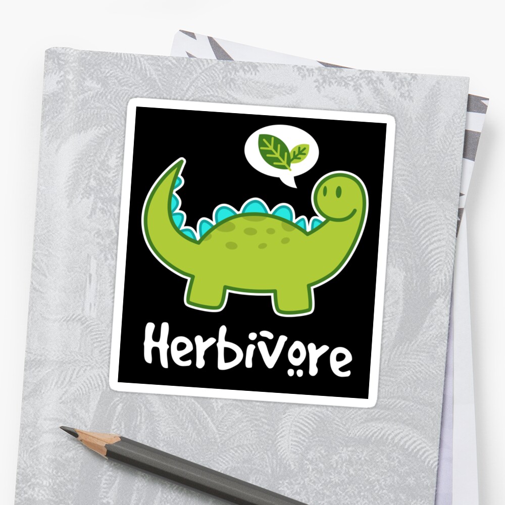 Herbivore Sticker By VomHaus Redbubble