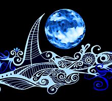 Lunar Sailing by MelDavies