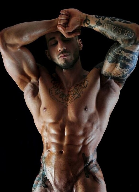 Tatted hunk