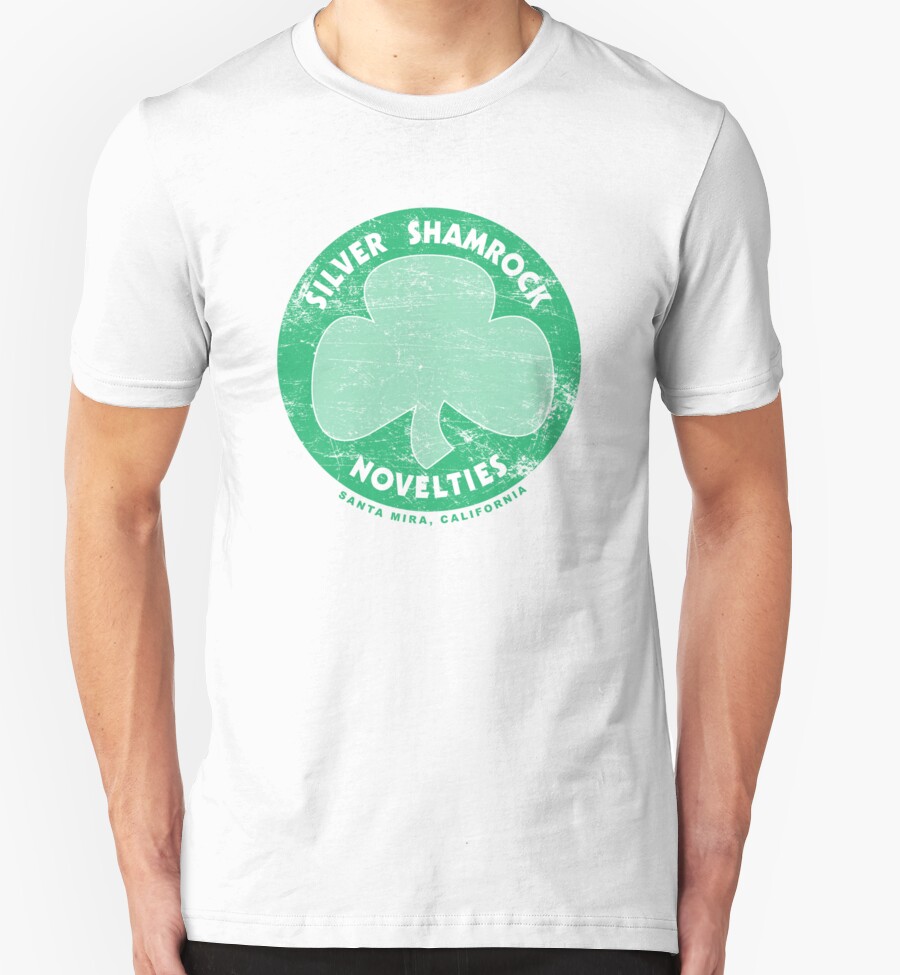 silver shamrock shirt