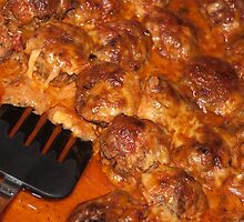 Italian Meatballs just out of oven by yurix