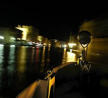 nocturnal venice in motion by Dmitriy Smirnov