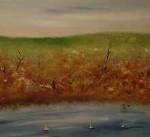 Fire and Bliss 2darts, by Ian Farnbach