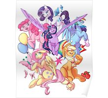 My Little Pony transparent print Poster