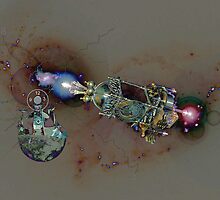 Clock in Space. by - nawroski -