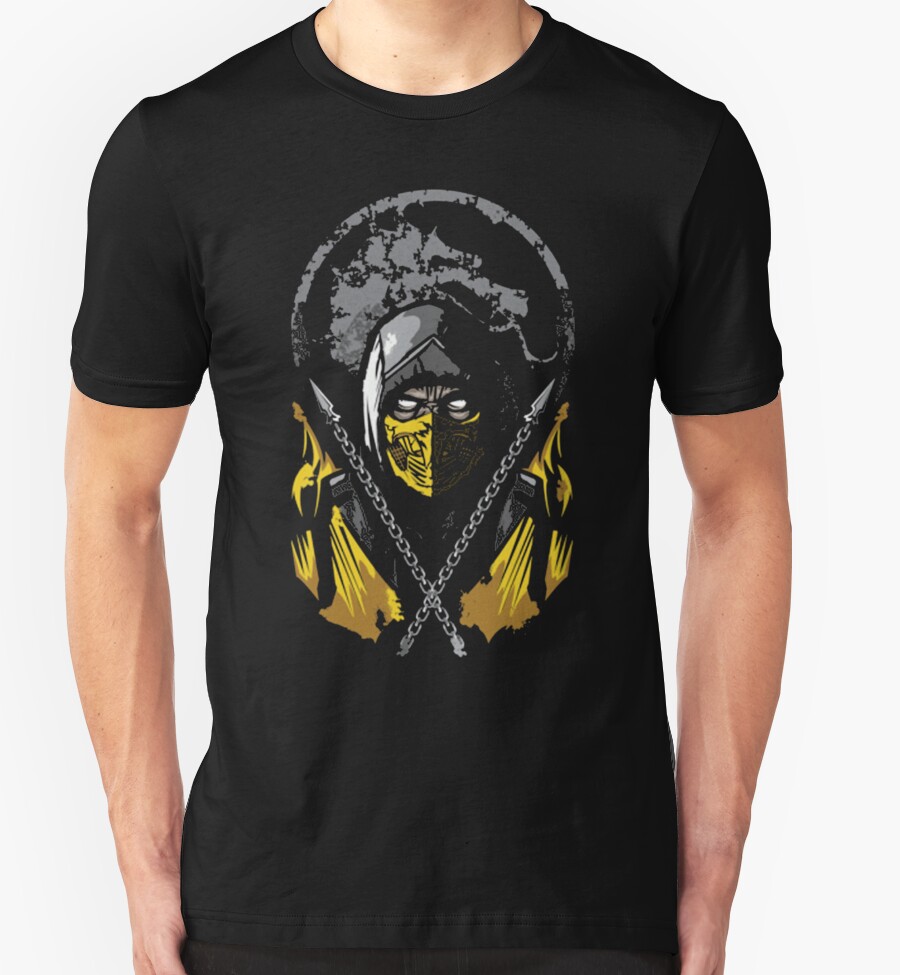 quot mortal kombat scorpion quot t shirts hoodies by woundedwarriors redbubble quot mortal kombat scorpion quot t shirts hoodies by woundedwarriors redbubble