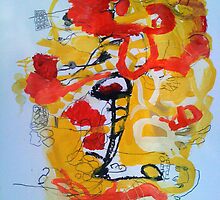 unititled 2 yellow and red series by gurgie