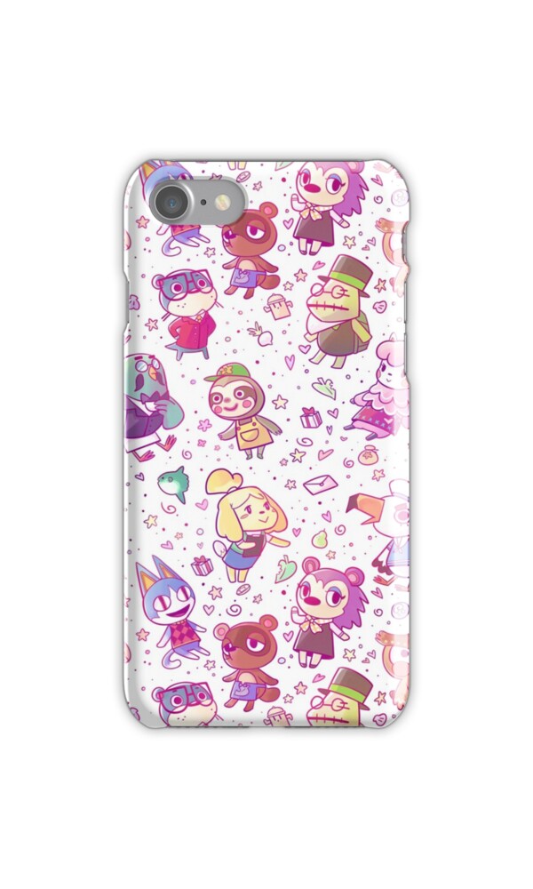 "Animal Crossing Pattern" iPhone Cases & Skins by windurr Redbubble