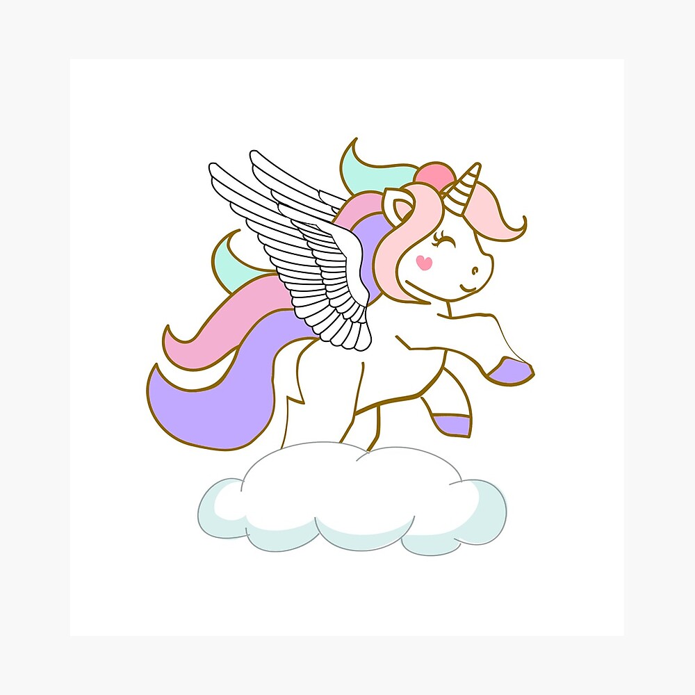 Impression Photo Magical Unicorn Petit Licorne Par MarianoParis