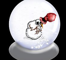Nauseous Snowman by yvonne willemsen