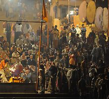 Hindu Ceremony, Varanasi, India 2009 by Michael Sissons