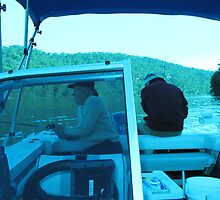 Boating in the tinny on the Hawkesbury by susanmcleod769