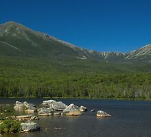 Mt. Katahdin from Sandy Stream Pond by Alana Ranney