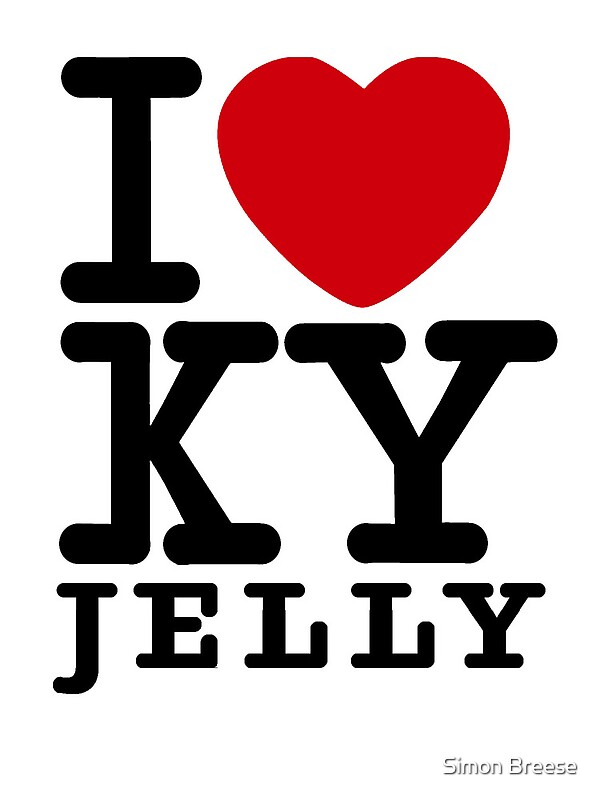 "I heart KY jelly" by Simon Breese Redbubble