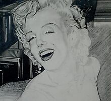 Marilyn (in progress) by Christopher Salmon
