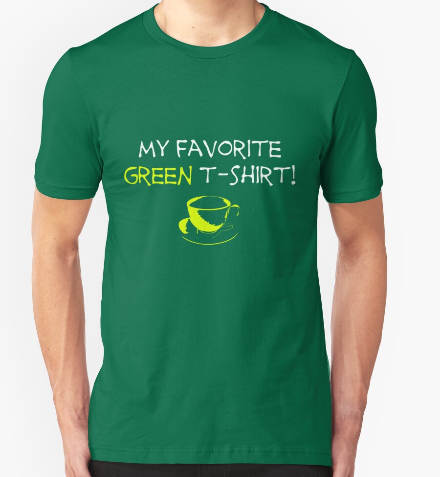 tea green shirt