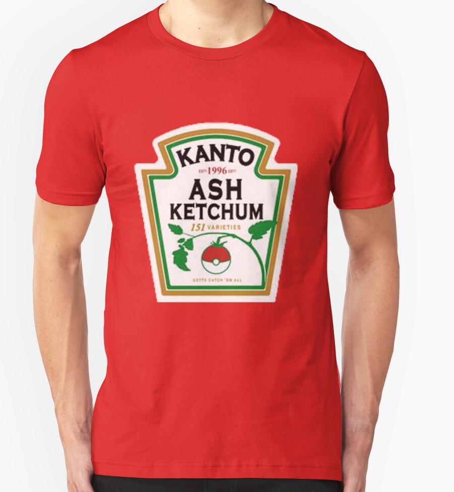 ash ketchum black shirt