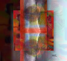 Red on Amethyst and Opal by F.A. Moore