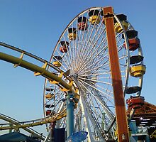Santa Monica Pier by Bobby Alipanahi
