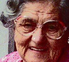 Wise older woman by Michael Brewer