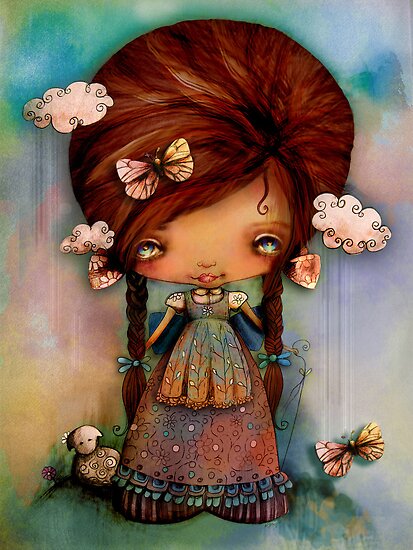 Little Shepherd Girl by Karin  Taylor
